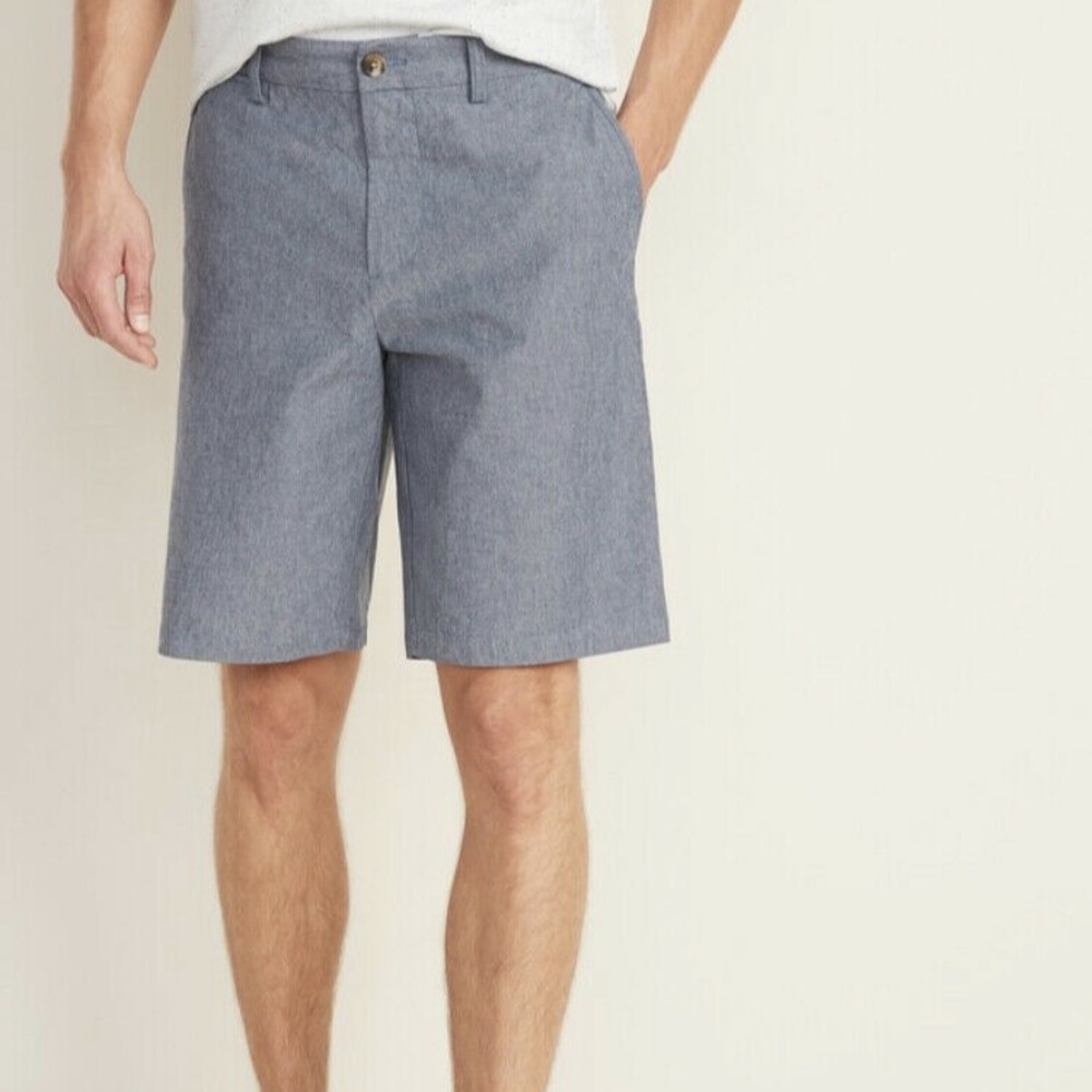 Ultimate Slim Flex Khaki Shorts- 38 TALL